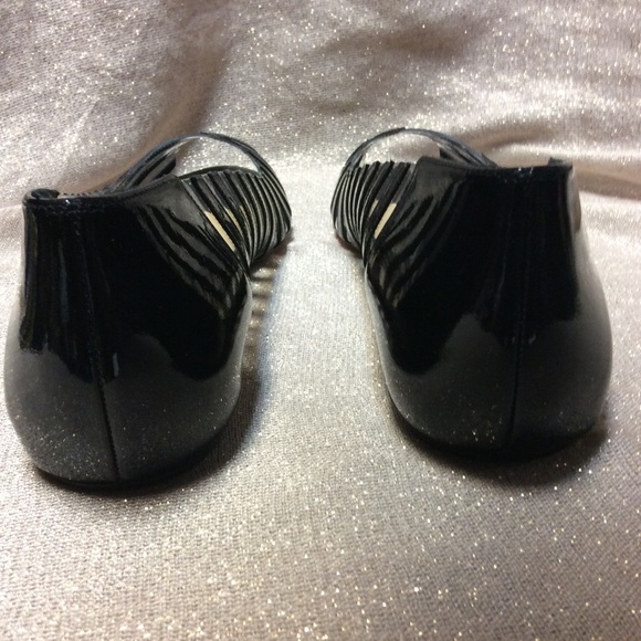 Christian Louboutin PVC Peep Toe Flats - Picture 6 of 8